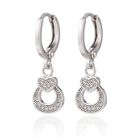 XUPING Stainless Steel Earrings With Zirconia