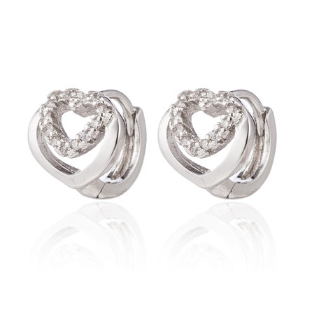 XUPING Stainless Steel Earrings With Zirconia