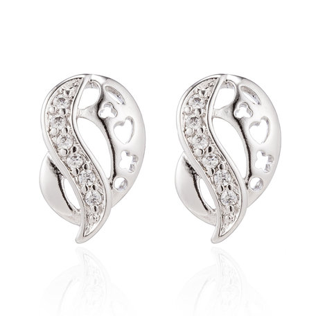 XUPING Stainless Steel Earrings With Zirconia