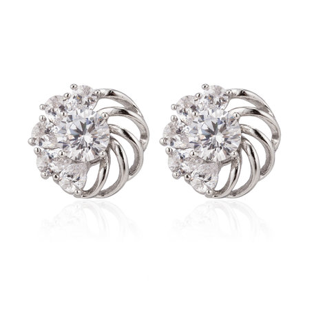 XUPING Stainless Steel Earrings With Zirconia