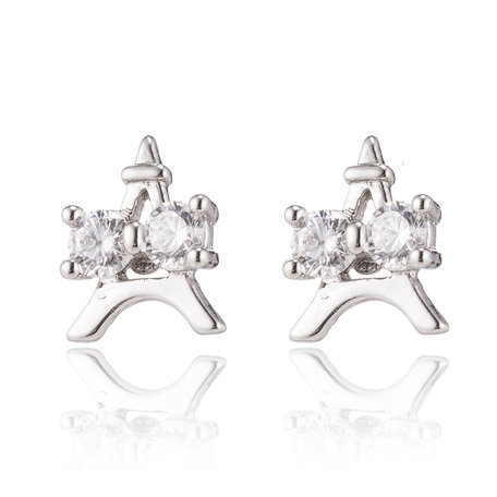 XUPING Stainless Steel Earrings With Zirconia