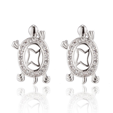 XUPING Stainless Steel Earrings With Zirconia