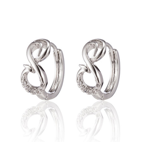 XUPING Stainless Steel Earrings With Zirconia