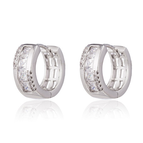 XUPING Stainless Steel Earrings With Zirconia