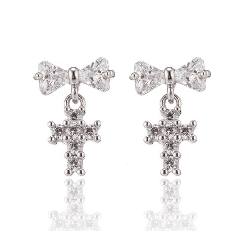 XUPING Stainless Steel Earrings With Zirconia