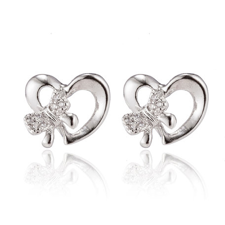 XUPING Stainless Steel Earrings With Zirconia