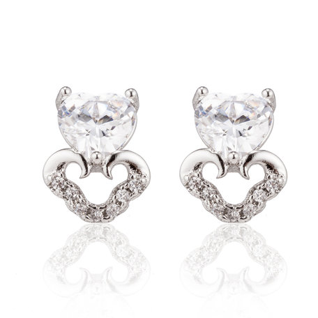 XUPING Stainless Steel Earrings With Zirconia