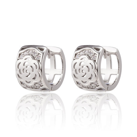 XUPING Stainless Steel Earrings With Zirconia