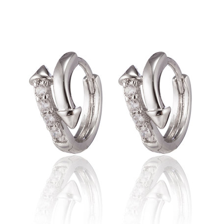 XUPING Stainless Steel Earrings With Zirconia