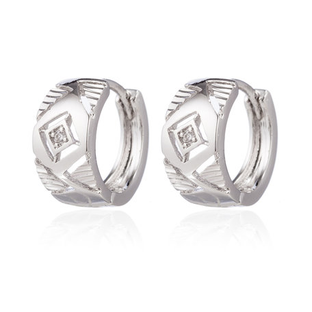 XUPING Stainless Steel Earrings With Zirconia