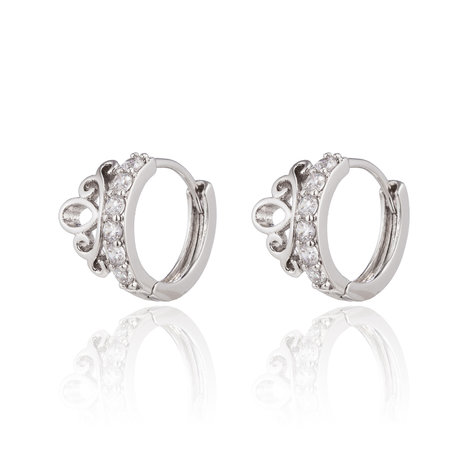 XUPING Stainless Steel Earrings With Zirconia