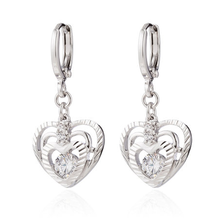 XUPING Stainless Steel Earrings With Zirconia