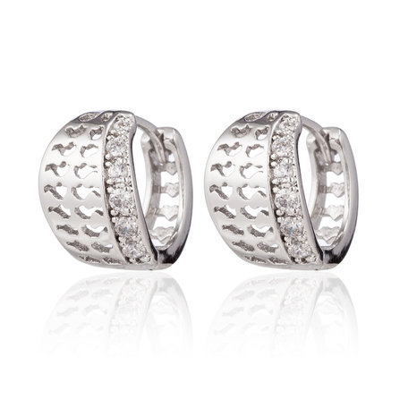 XUPING Stainless Steel Earrings With Zirconia