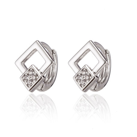 XUPING Stainless Steel Earrings With Zirconia