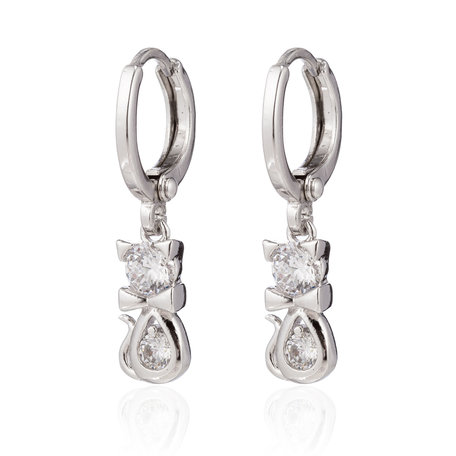 XUPING Stainless Steel Earrings With Zirconia