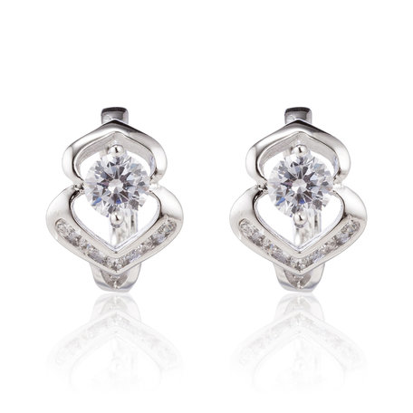 XUPING Stainless Steel Earrings With Zirconia