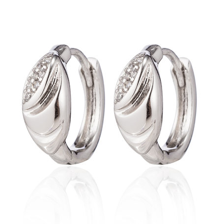 XUPING Stainless Steel Earrings With Zirconia