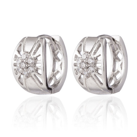 XUPING Stainless Steel Earrings With Zirconia