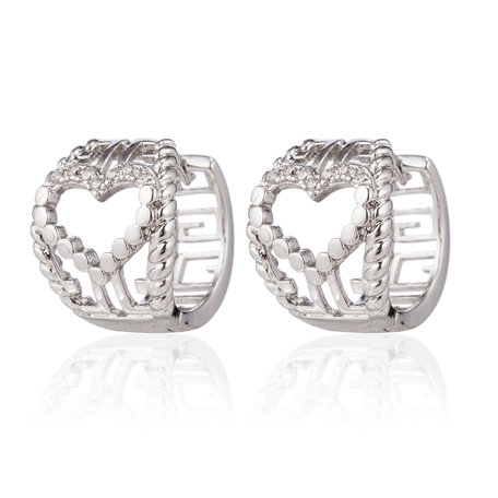 XUPING Stainless Steel Earrings With Zirconia