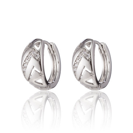 XUPING Stainless Steel Earrings With Zirconia