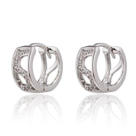 XUPING Stainless Steel Earrings With Zirconia