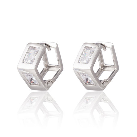 XUPING Stainless Steel Earrings With Zirconia