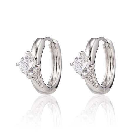 XUPING Stainless Steel Earrings With Zirconia