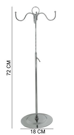 Tassen Hanger Display met 4 haken - 72 cm Hoog