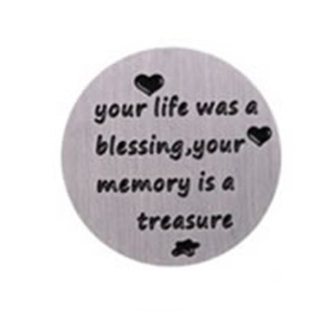 RVS Memory Locket Plaat