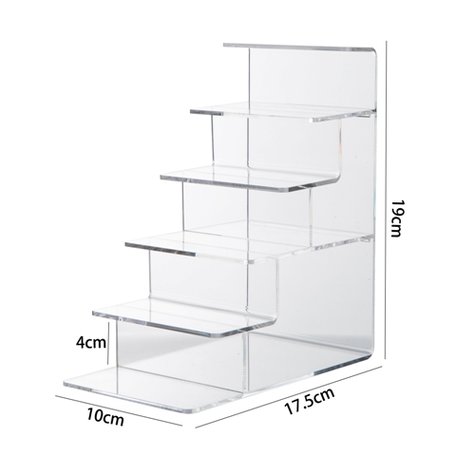 Portemonnee Display 5 Trappen Hoog Transparant