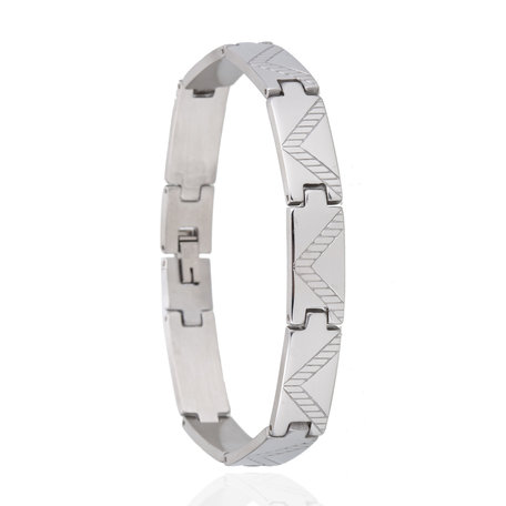 RVS HEREN ARMBAND STAINLESS STEEL