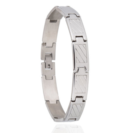 RVS HEREN ARMBAND STAINLESS STEEL