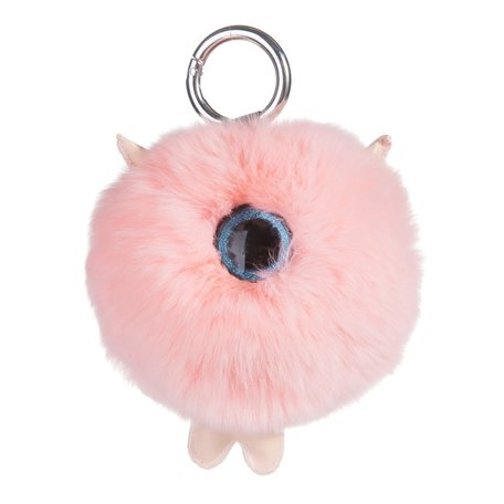 Sleutelhanger / Tashanger Cyclops 14cm Groot - Roze