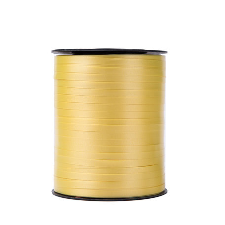 1 x Curly ribbon 5 mm x 500 m., Color Yellow