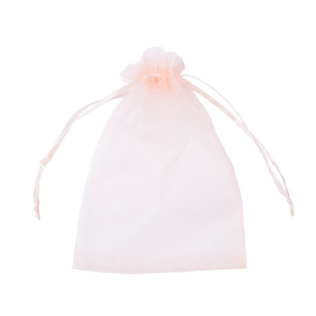 Organza bags Salmon Color 10x16 cm Pack of 50 Pieces