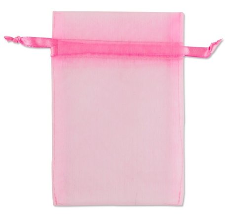 Organza zakjes Rose Kleur 10x16 cm Pak van 50 Stuks