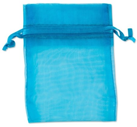 Organza zakjes turquoise Kleur 15x20 cm Pak van 50 Stuks