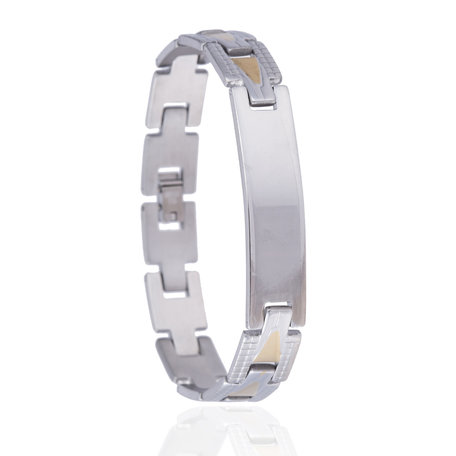 BRACELET STAINLESS STEEL Color Silver & Gold