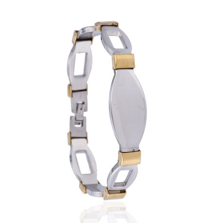 BRACELET STAINLESS STEEL Color Silver & Gold