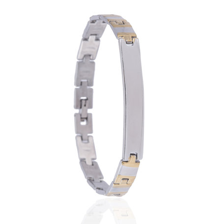 BRACELET STAINLESS STEEL Color Silver & Gold