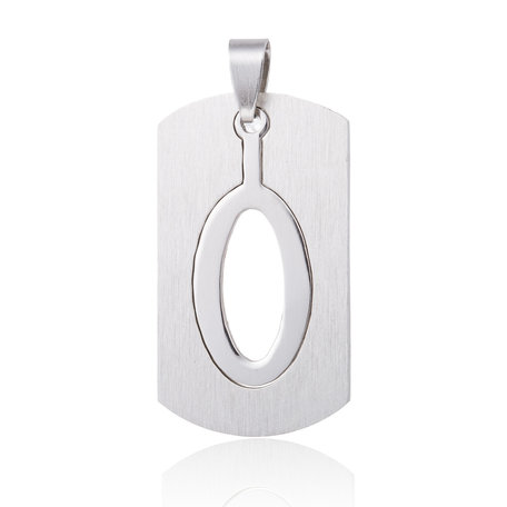  Pendant Letter O STAINLESS STEEL