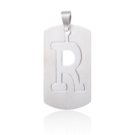 Pendant Letter R STAINLESS STEEL