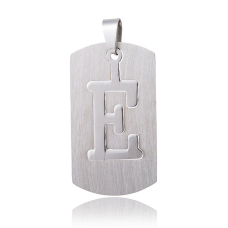 Pendant Letter M STAINLESS STEEL