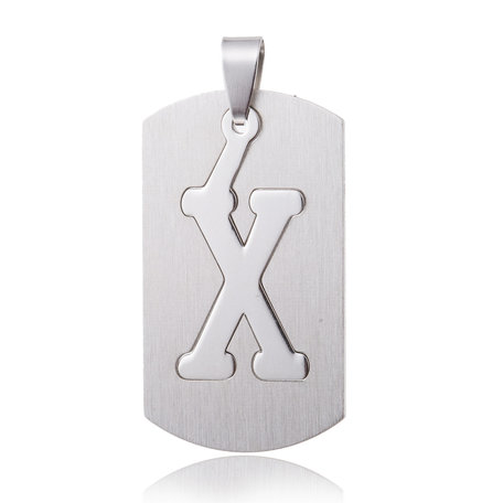 RVS Hanger Letter X STAINLESS STEEL