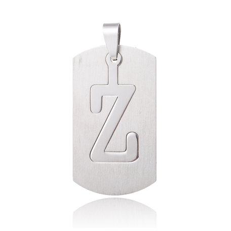 Pendant Letter Z STAINLESS STEEL