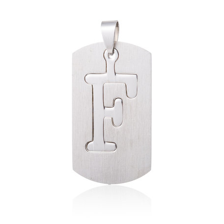 RVS Hanger Letter F STAINLESS STEEL