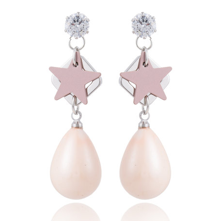 EARRING WITH STAR & DROP