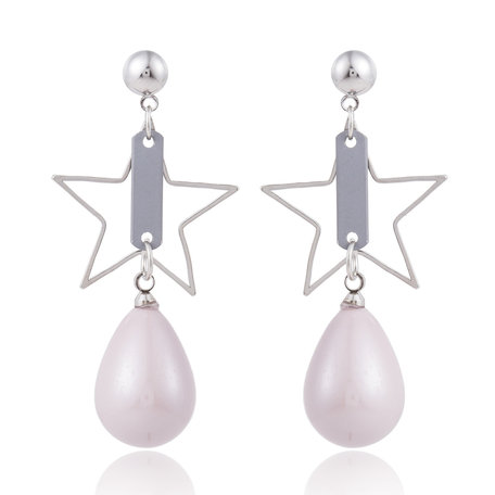 EARRING WITH DRIP & STAR