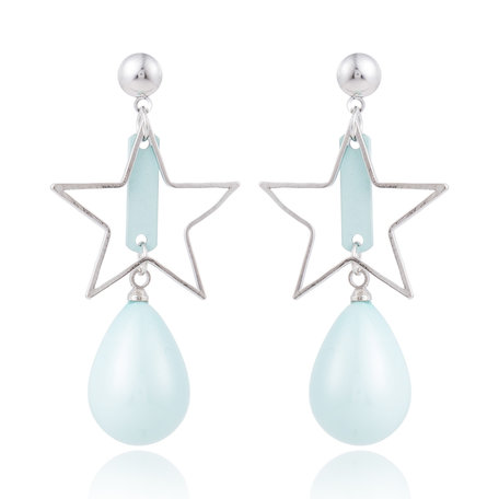 EARRING WITH DRIP & STAR