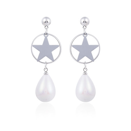 EARRING WITH DRIP & STAR